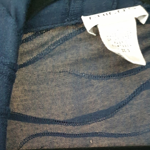 Chico's gorgeous dark indigo‎ blue Plus-size cardigan Size 3 - Picture 4 of 7